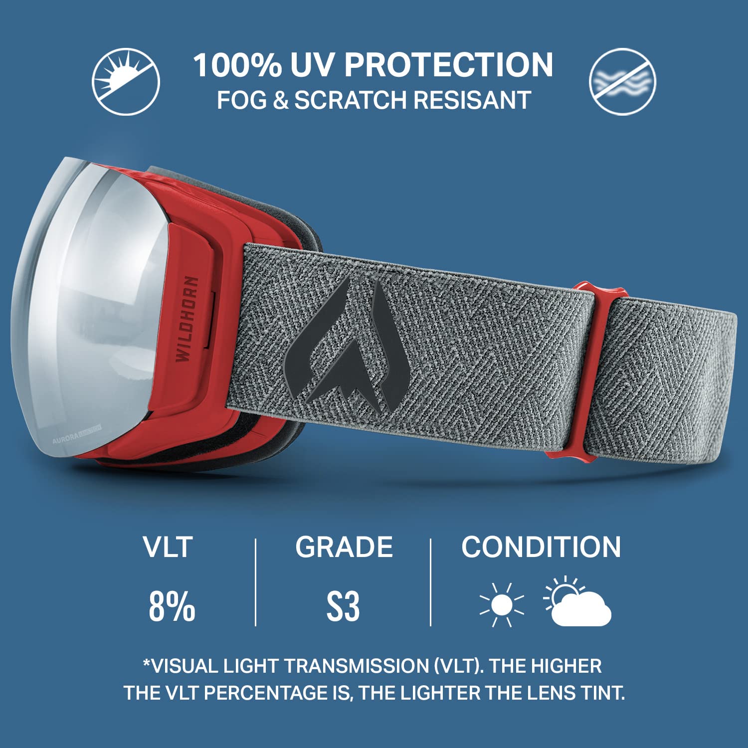 Wildhorn Outfitters Roca Lunettes de Ski et Lunettes de Snowboard