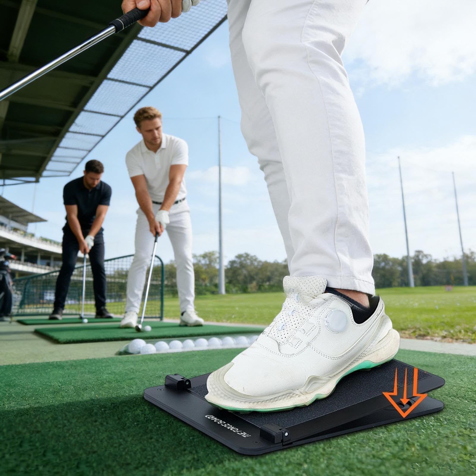 Deska balansowa do treningu golfowego Popraw prędkość huśtawki | Golfowa deska do balansowania pomoc treningowa dla początkujących, nastolatków, dorosłych, studentów, domu, podwórka,