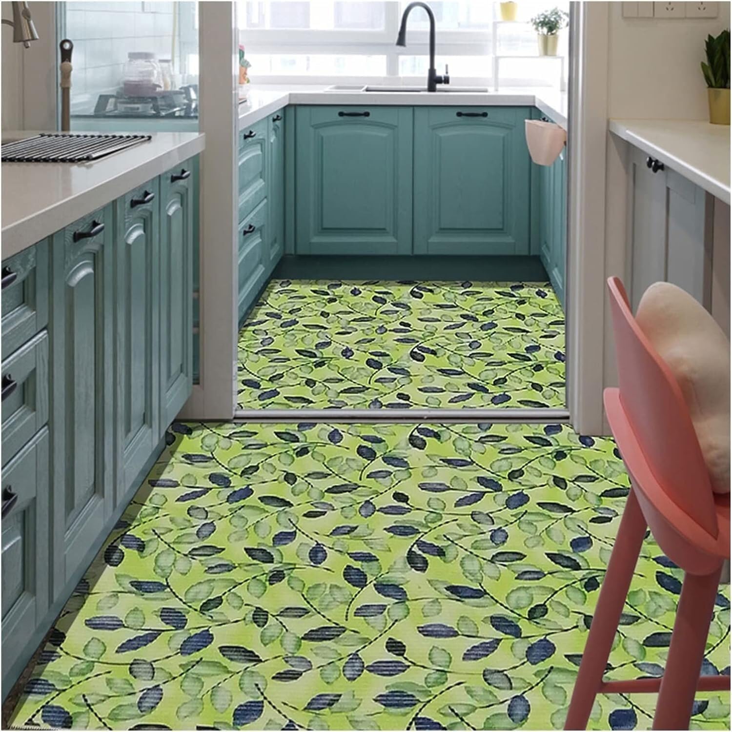 Tapis de cuisine antidérapant en PVC pour sécuriser l'entrée