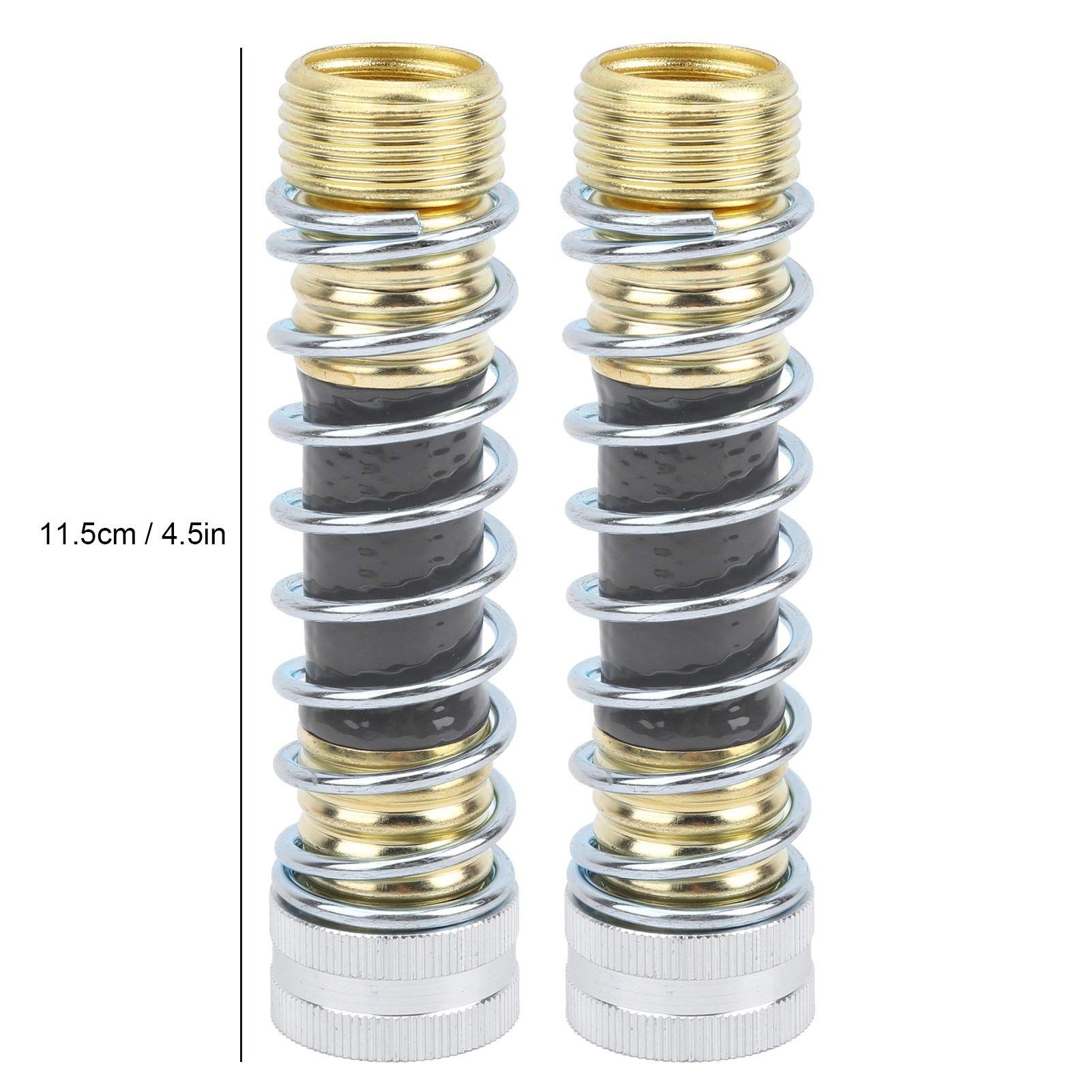 Sdoppiatore Per Tubo Da Giardino Dapetz 2 Vie Con 4 Raccordi, Attacchi 1/2" E 3/4", ABS Verde