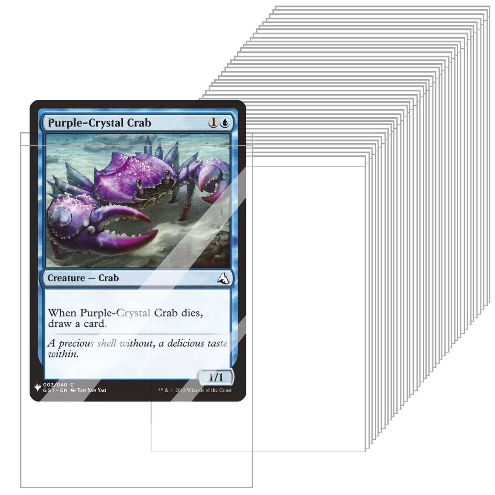 Amazon.com: 200 Pack Jumbo Card Sleeves 5.7'' x 7.9'' 10 mil Thickness  Clear Jumbo Cards Top Loader Size XL Card Sheet Protectors Oversize Card  Penny Sleeves Acid Free Fit for TCG Tarot
