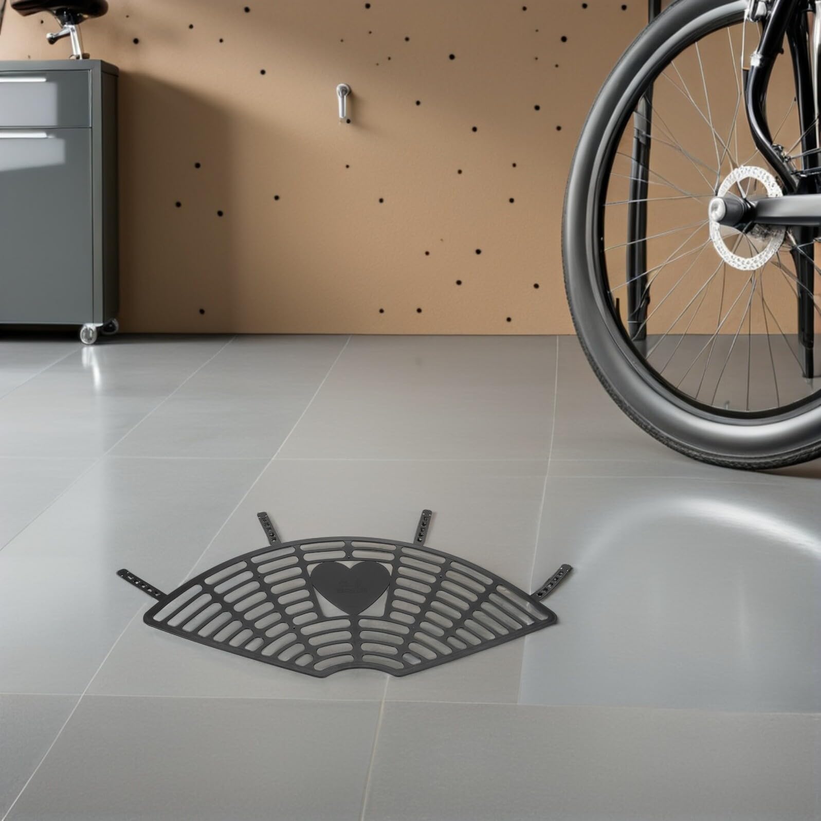 STOBAZA Filet de Protection Roue Arrière Vélo Électrique Garde Sécurité Compatible Montage Facile