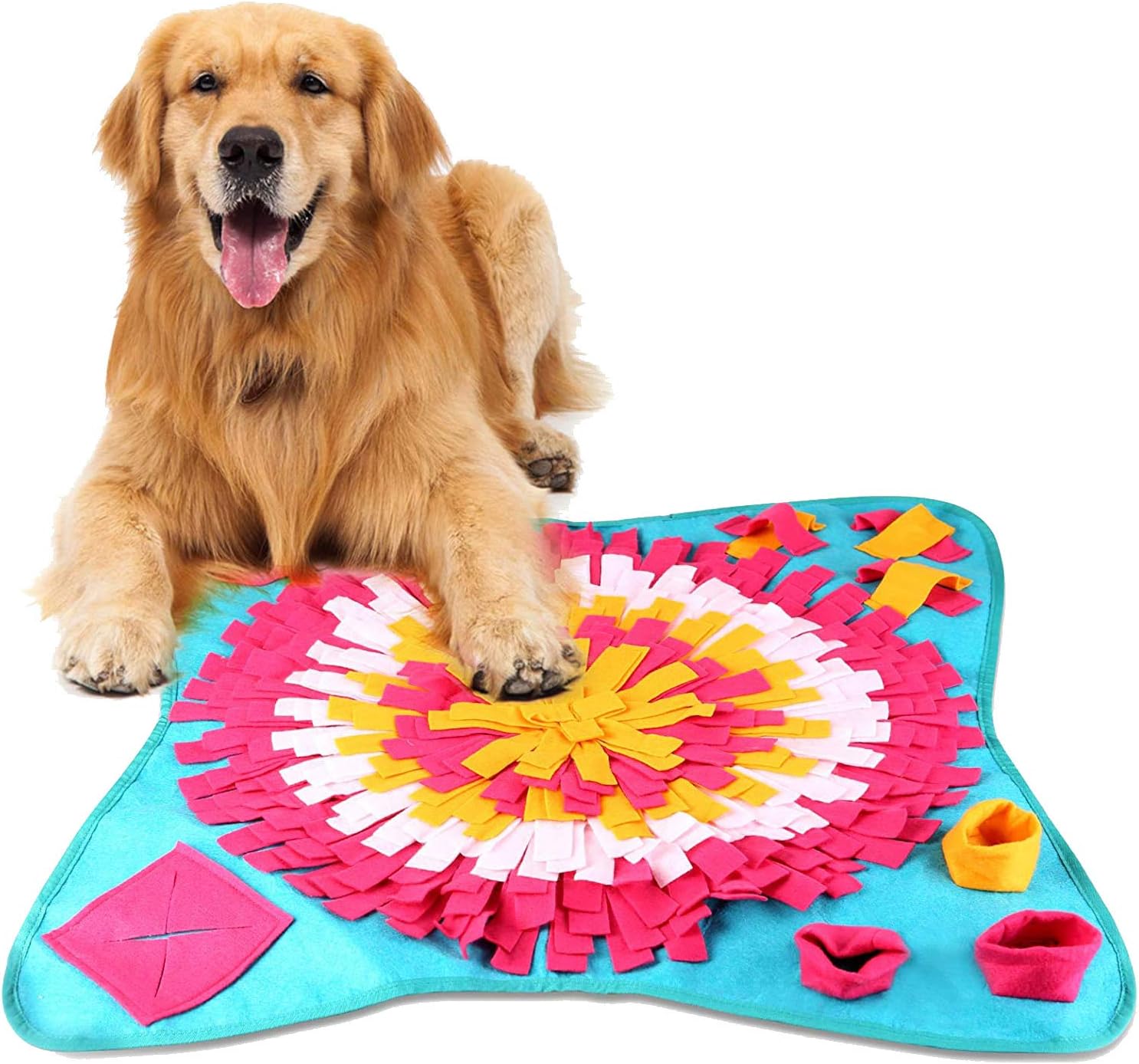 asita Snuffle Mat for Dogs Lickimats Pet Feeding Mat Nosework Training Play Mats Interactive Puzzle Toys for Stress Release