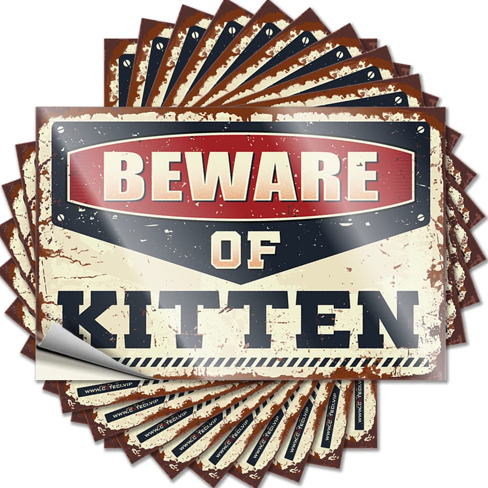 Sports Bar Decor Quote - Spicy Truck Haves Beware of Kitten(12X18CM)