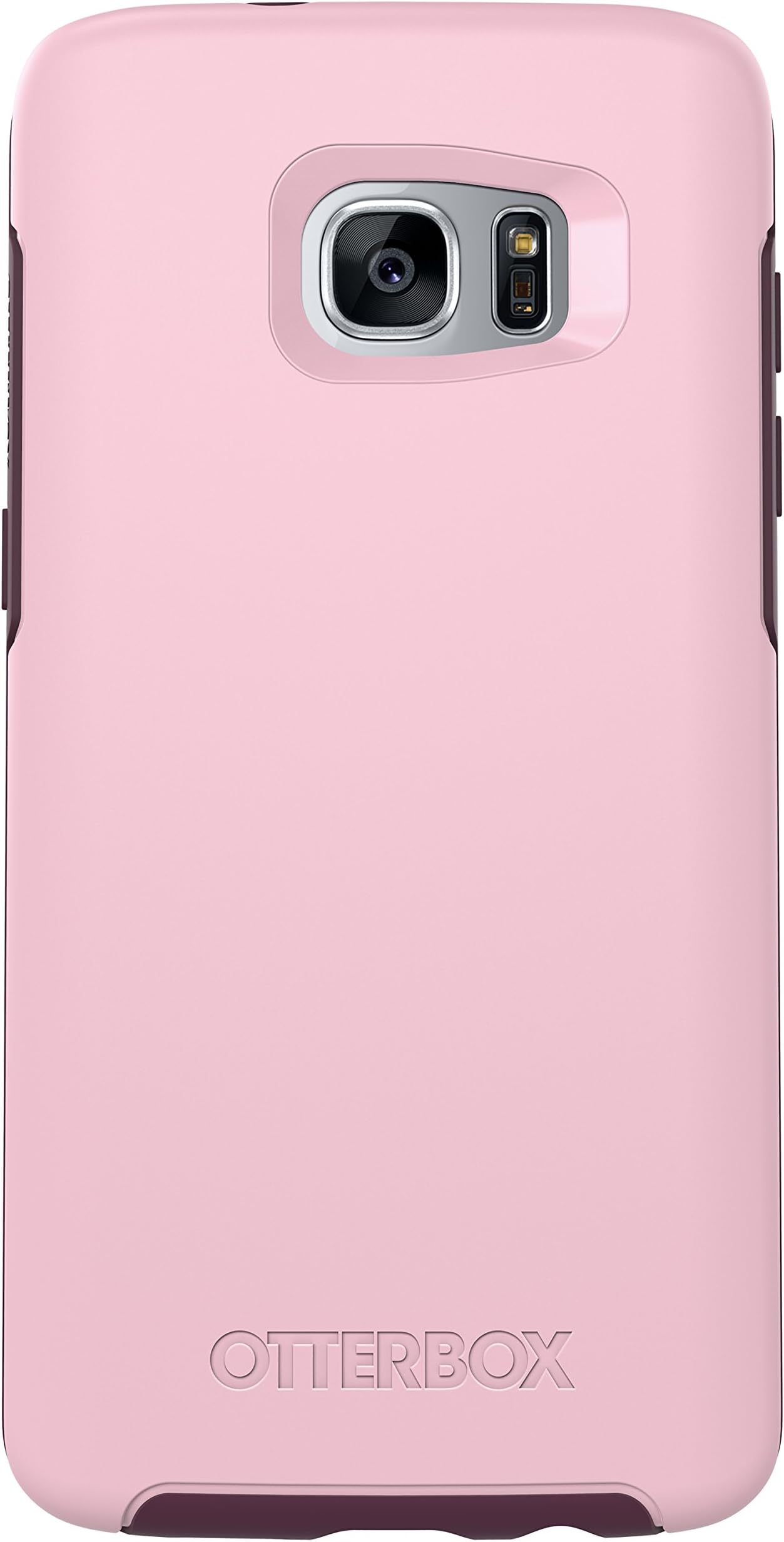 OTTERBOX Symmetry Series Case for Samsung Galaxy S7 Edge - Retail Packaging - Rose (Bubblegum Pink/Merlot Purple)