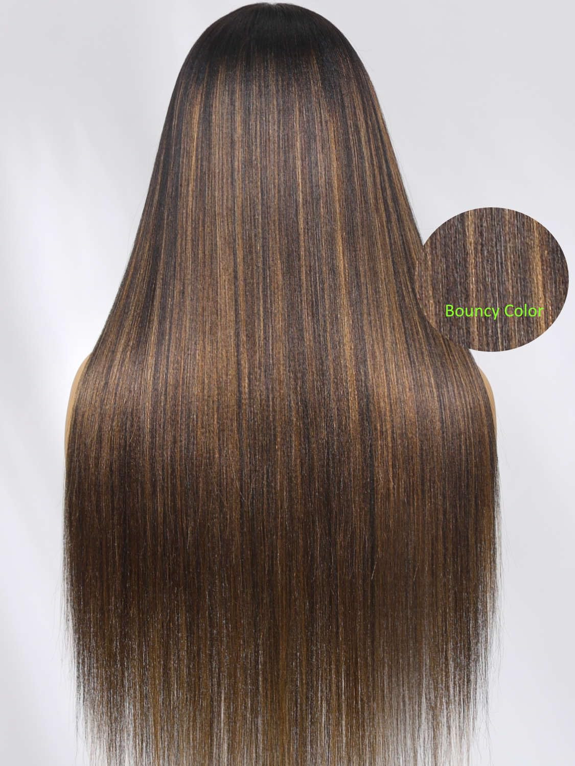Beauty Forever Balayage Brown EasiContour V Part Wigs Human Hair Yaki Straight Glueless Highlight Clip in Vpart Wig Small Leave Out Upgrade U Part Wig for Women Beginner Friendly 150% Density 26 inch