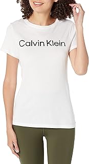 Calvin Klein Performance Womens Calvin Klein Logo Short Sleeve Crewneck Tee