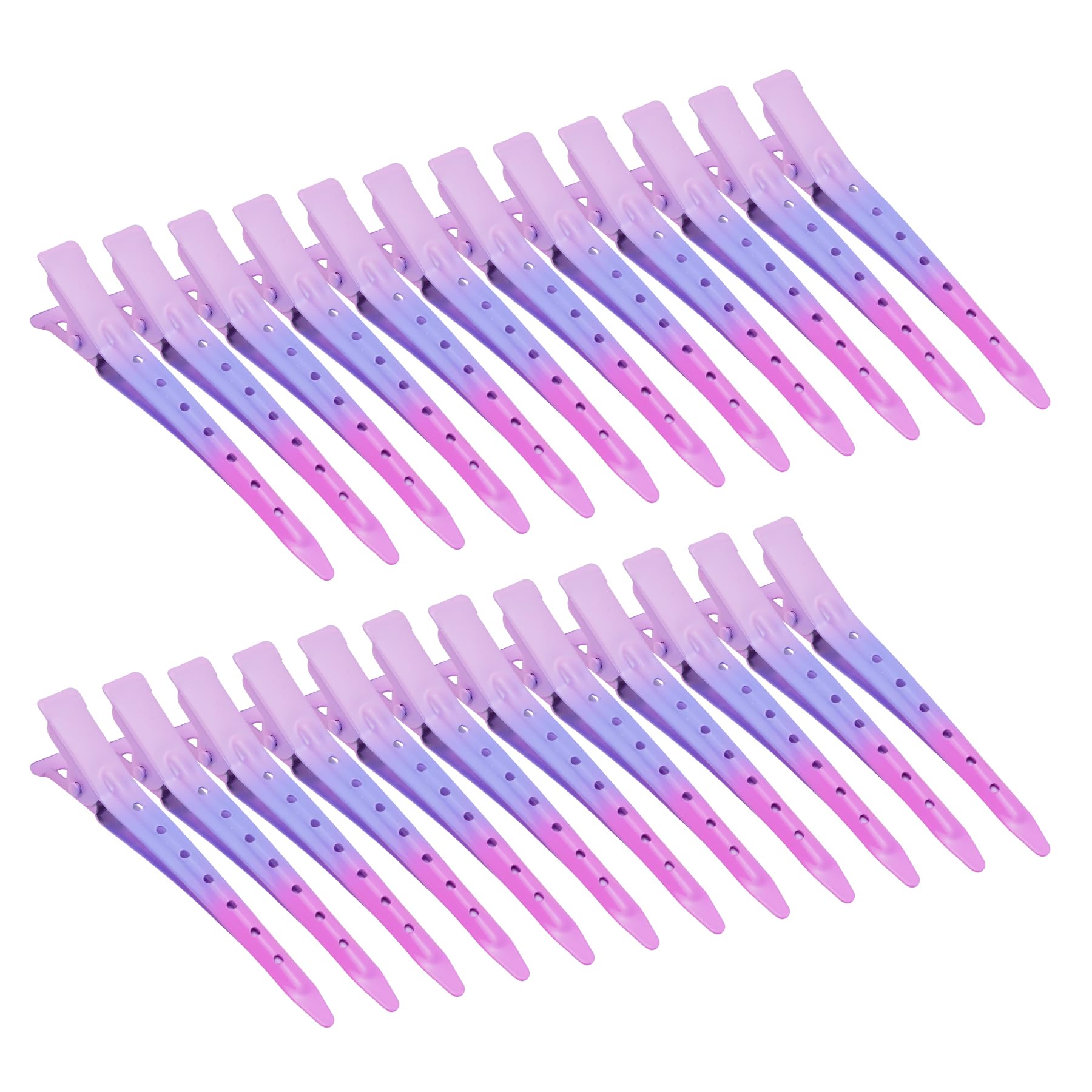 Duck Bill Hair Clips - 24 Pack Silver -31