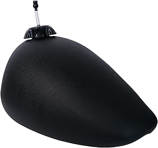JMCHstore Real Gas Fuel Tank for Baja Tiralmaster Massimo MB200, Mini Baja Heat Warrior, Hawg Ty 196cc, Serengeti puma, Yukon trail puma 200 Mini Bike (Black)