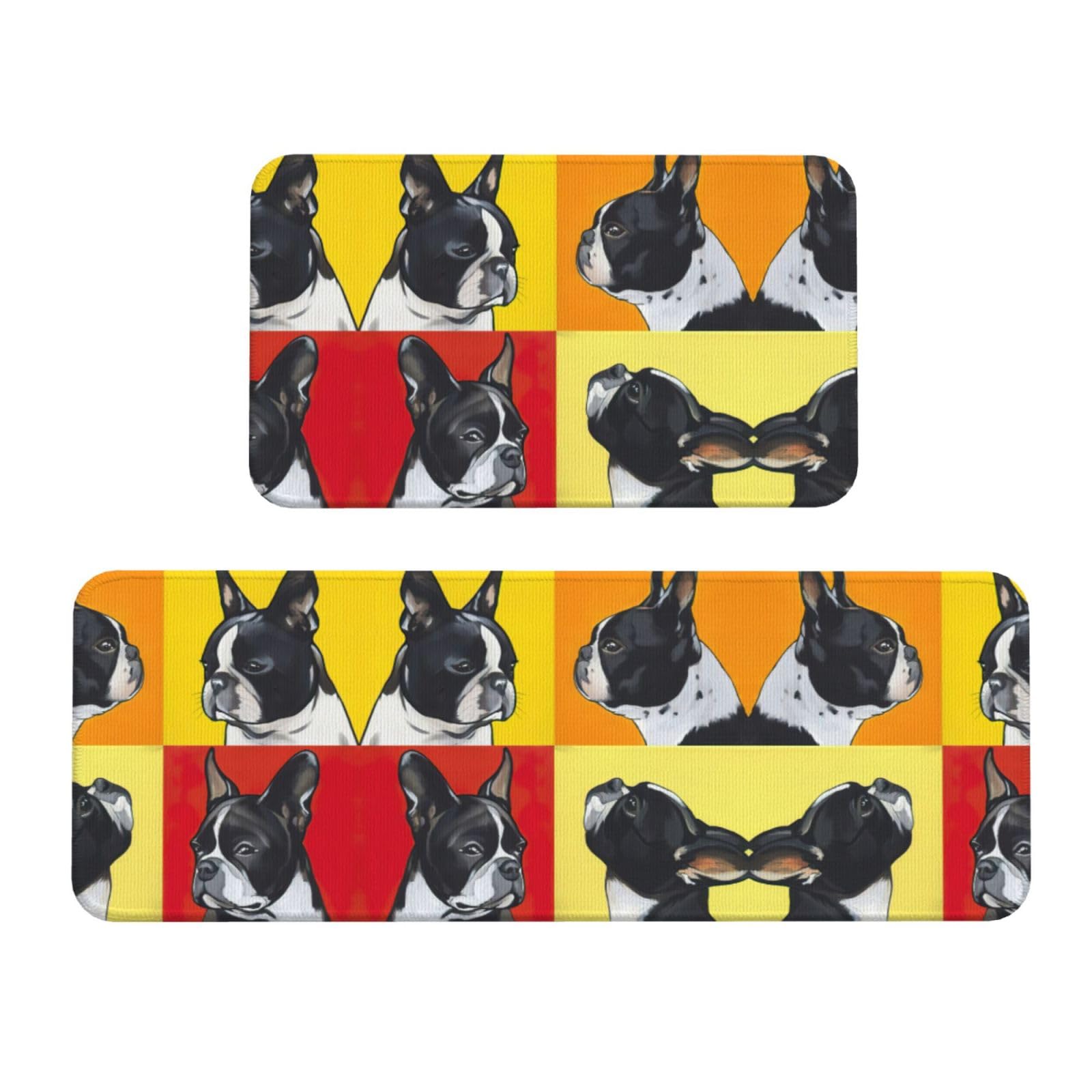 Tapis de cuisine carlin antidérapant lot de 2 idéal pour cuisiner confortablement à la maison