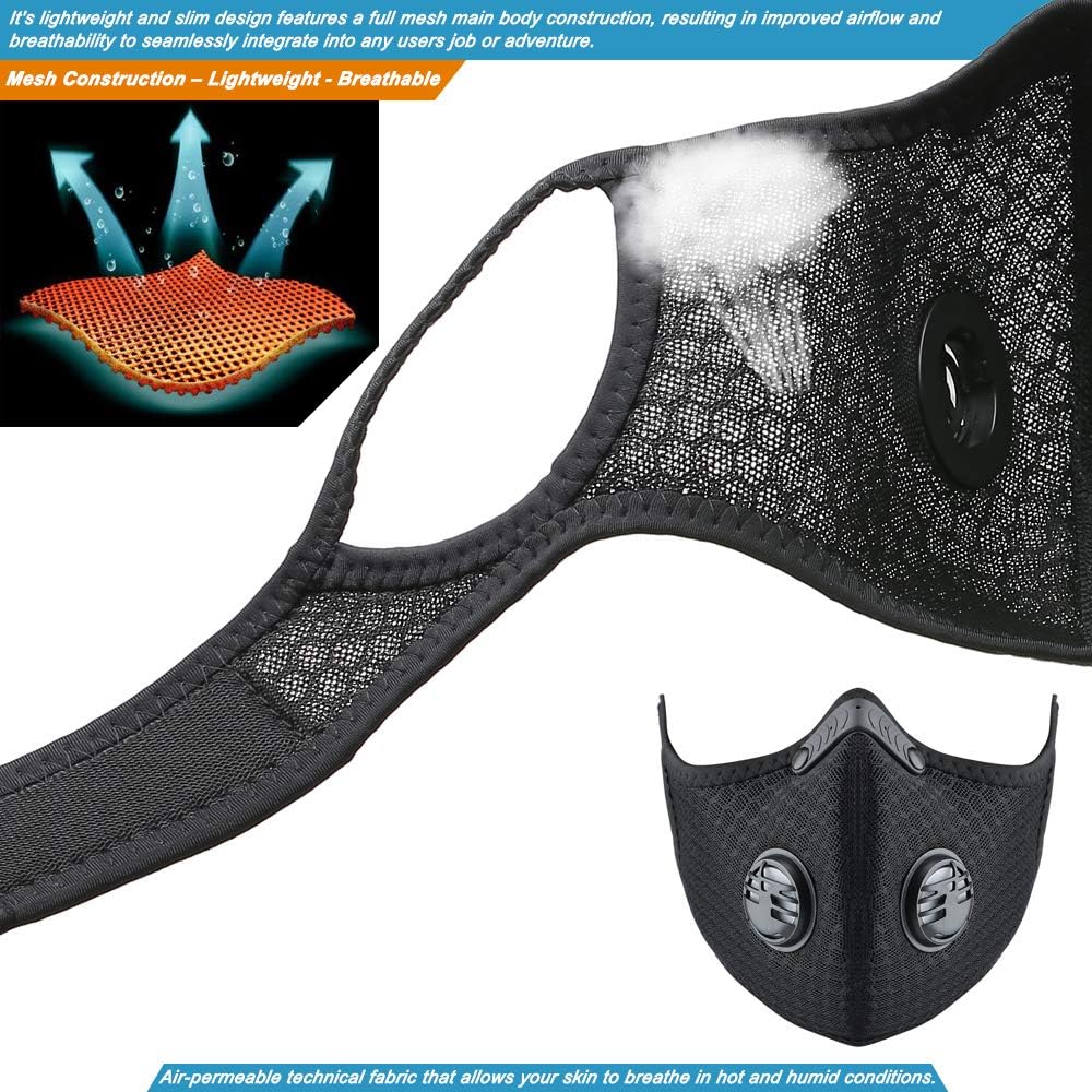 MONATA Reusable Dust Mask with Earloop for Woodworking Gardening and Outdoor Activities