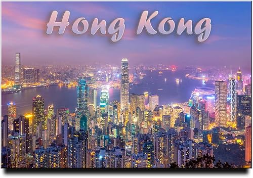Hong Kong foto nevera imán Kowloon viaje recuerdo HKSAR China