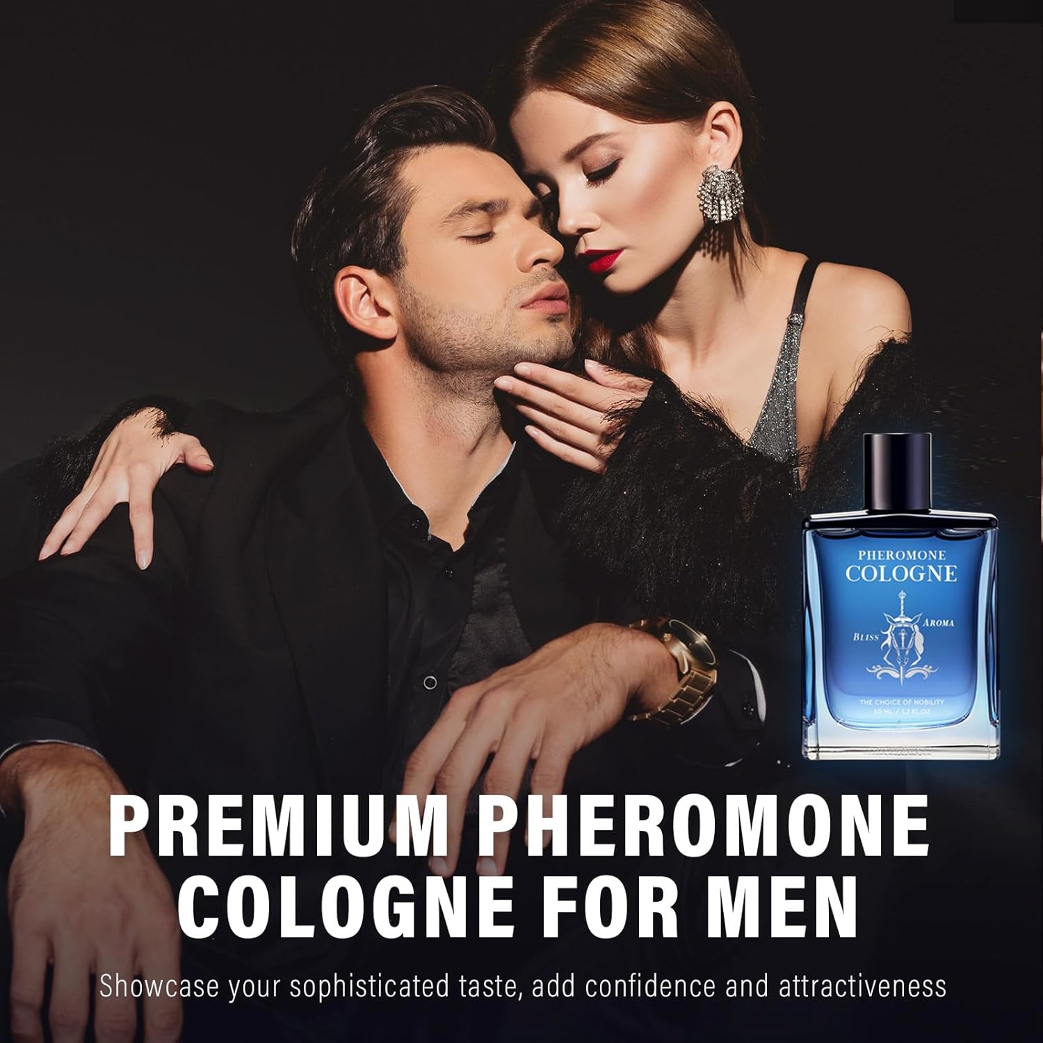 Pheromone Cologne for Men, 1.7fl.Oz Cologne for Men, Long-Lasting Scent, Day or Night Casual Scent, Gift for Him - Image 2