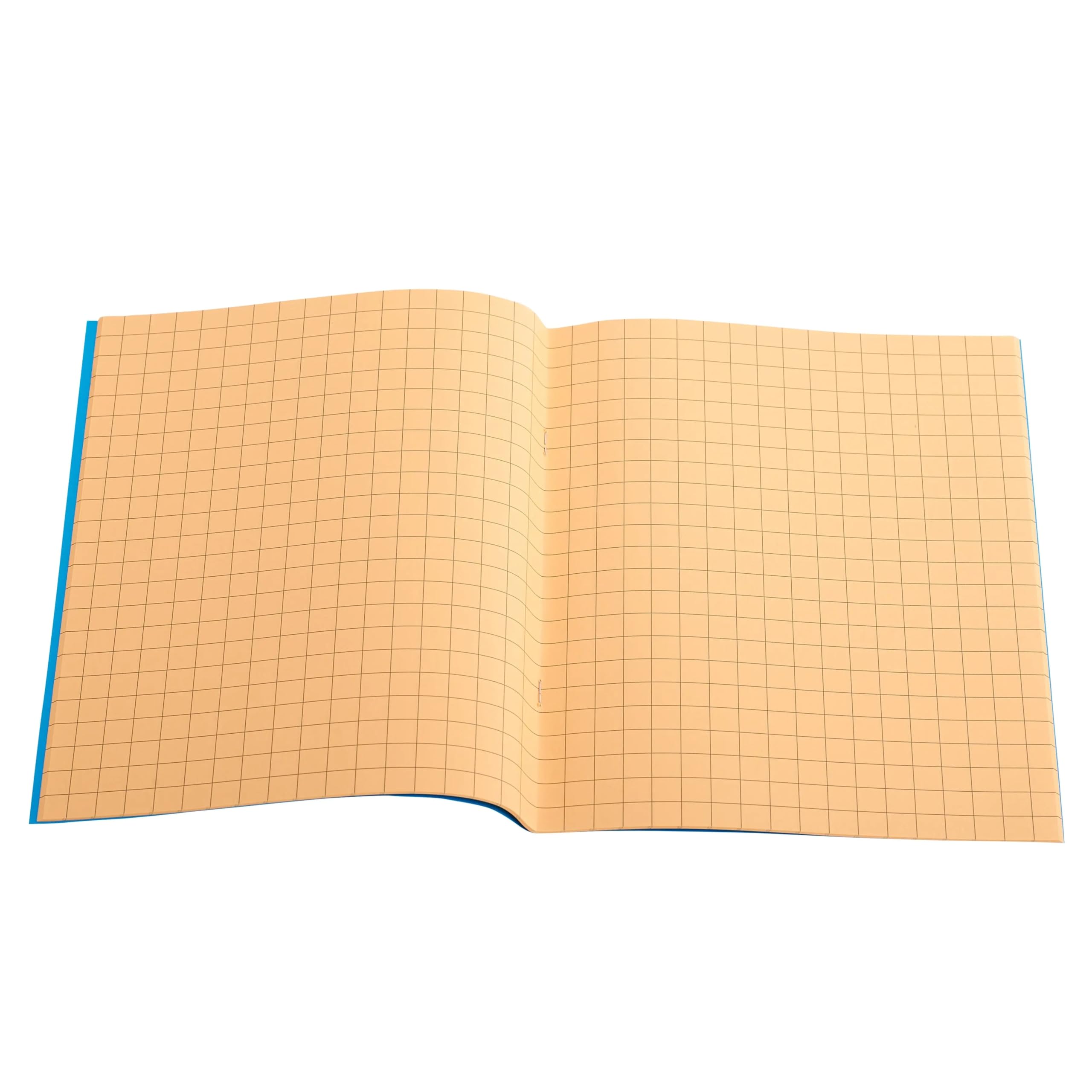 The Dyslexia Shop 9" x 7" - 10mm Squared Coloured Paper Exercise Book Orange/Pack of 10