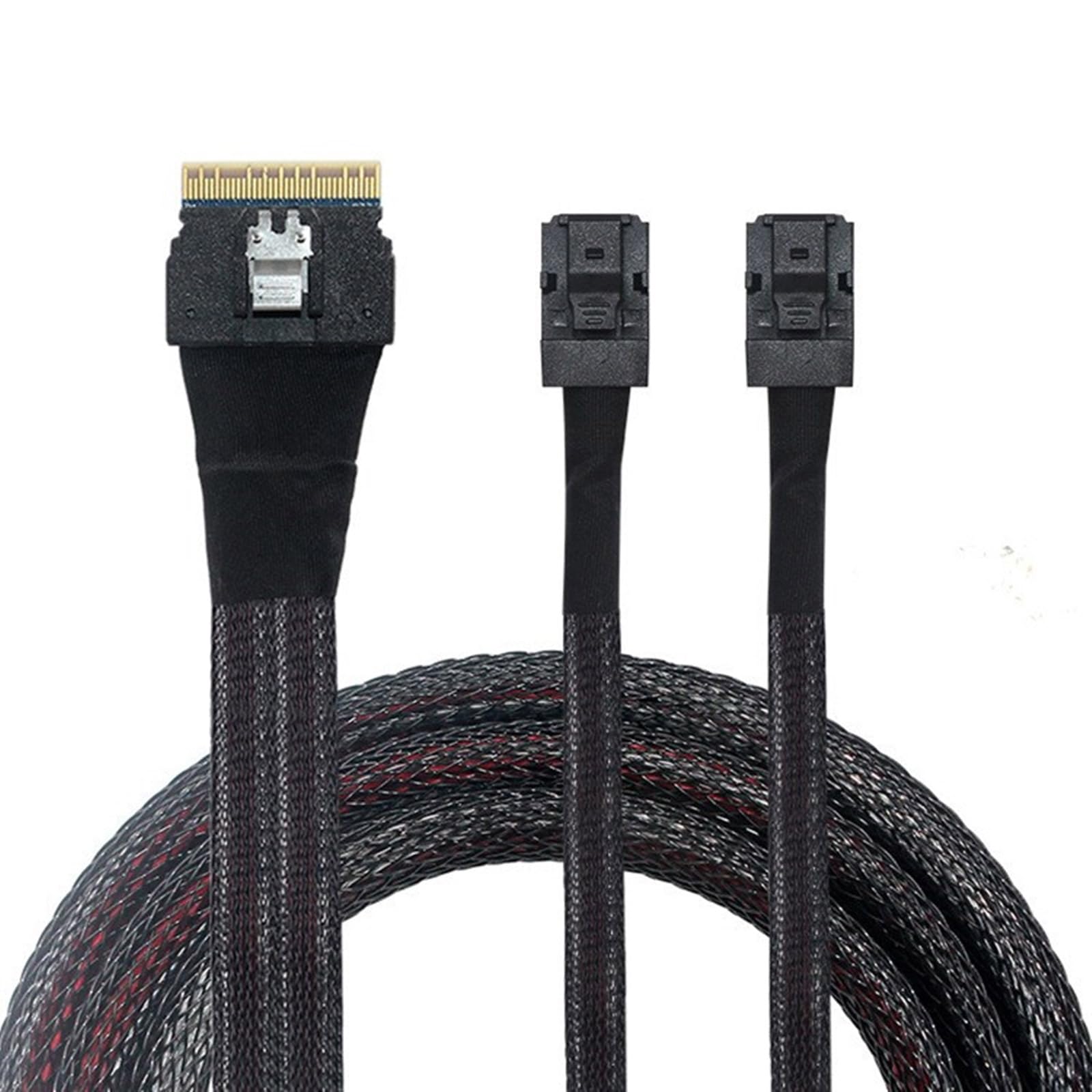 Câble répartiteur SFF-8654 2 SFF-8643 50/80 cm, 0.5m