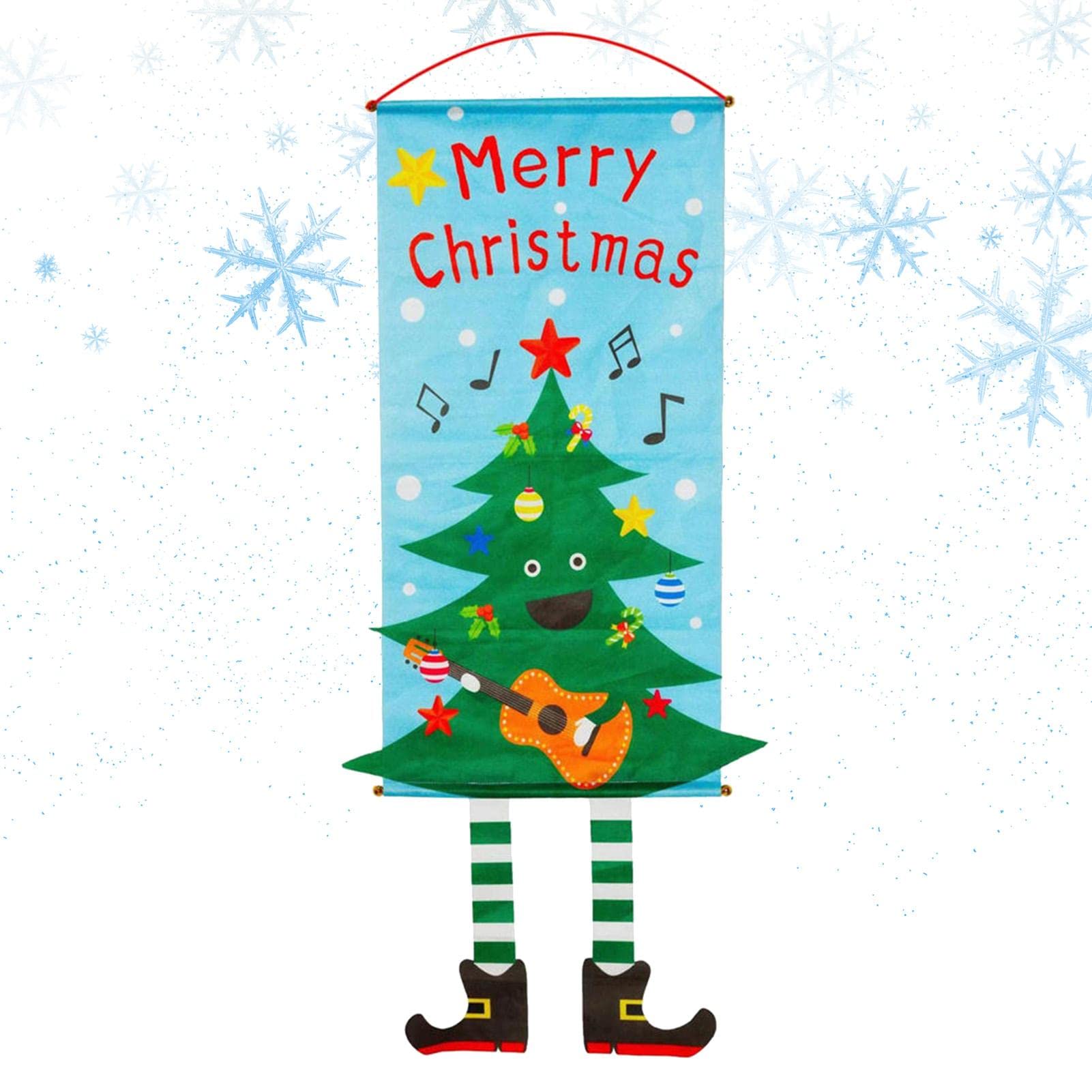 Christmas Window Banner | Merry Christmas Banner Sign Decorations 