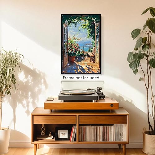 Miniatura 5 de Lienzo vintage de Henri Matisse para pared, estilo retro Matisse, pintura con ventana abierta, pintura para puertas de patio, póster romántico,