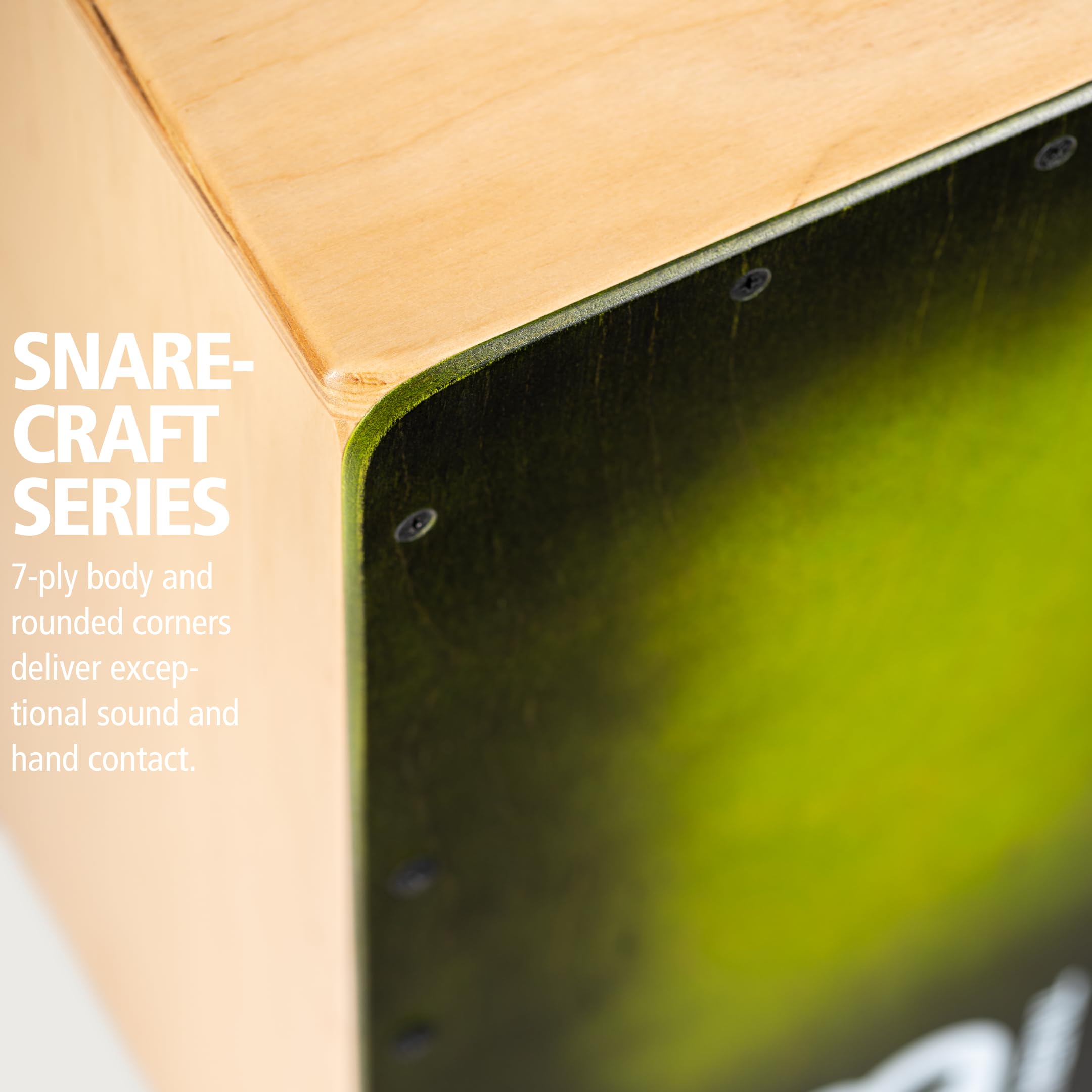 Meinl SC100GRB Snarecraft 100 Cajon Green Burst - Cajon