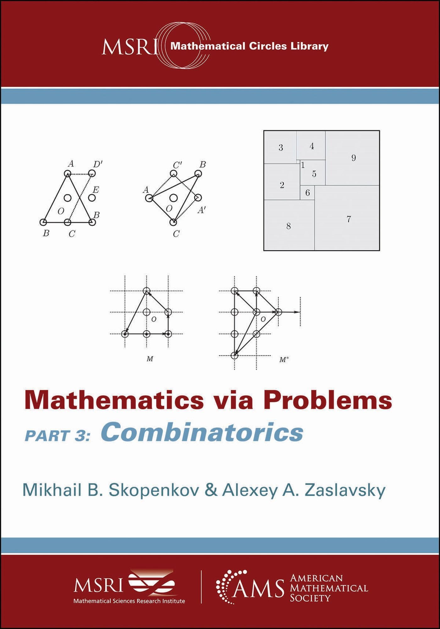 Mathematics via Problems – Part 3: Combinatorics Skopenkov Zaslavsky Paperback
