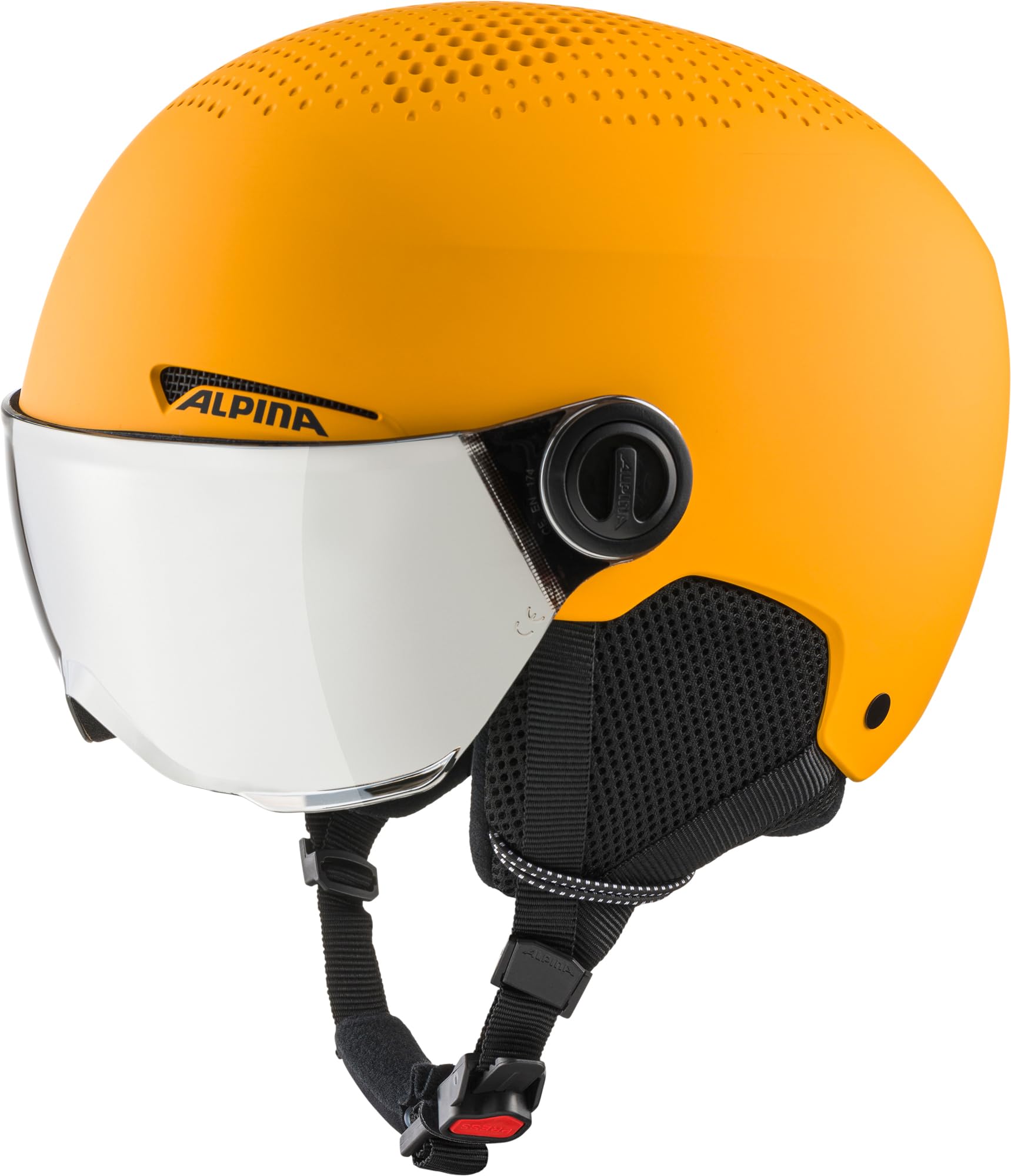 ALPINA ZUPO Visor Q-LITE Kinderskihelm, Burned-ye. matt, 48-52 cm