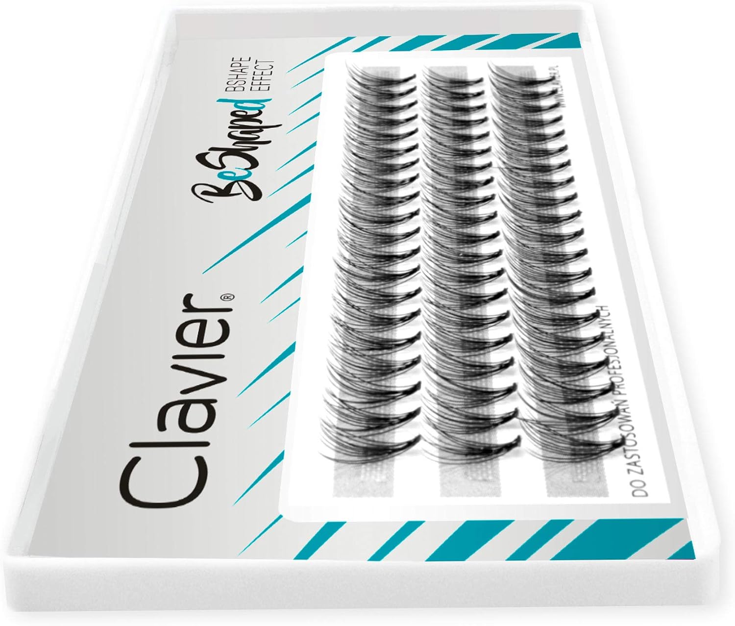 Kępki Rzęs CLAVIER BeShaped 10mm – skręt B