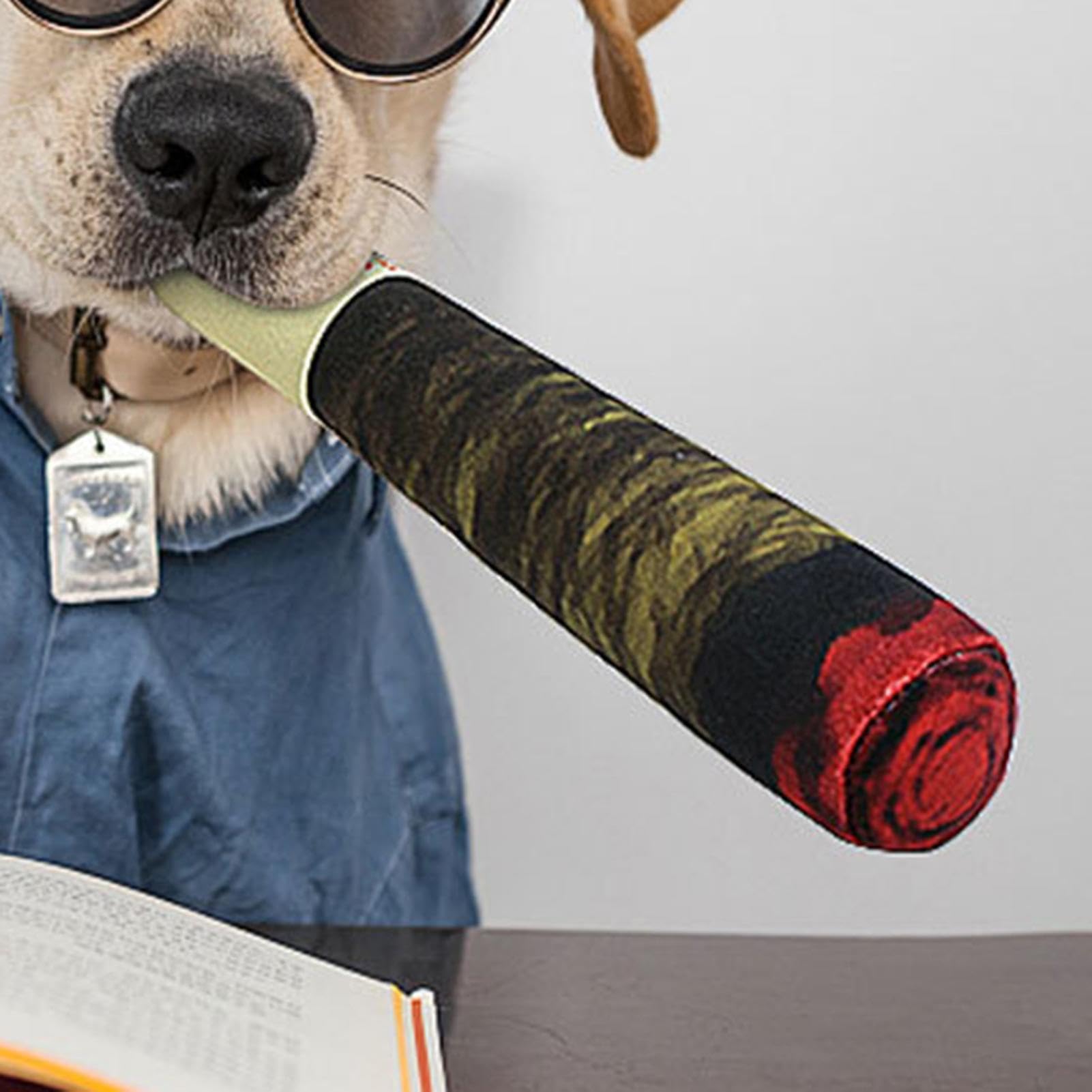 Giocattolo Per Cani A Forma Di Sigaro - Peluche Indistruttibile Con Squittio, Per Taglie Piccole, Medie E Grandi - Foto 8