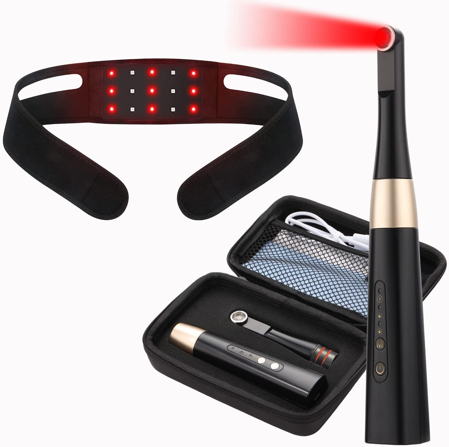 Infrared Red Light Therapy Device for Neck, Cold Sore Fever