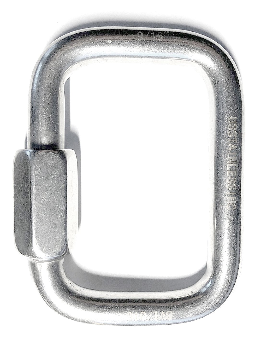 US STAINLESS Stainless Steel 316 Square Quick Link 9/16" (14mm) Marine Grade