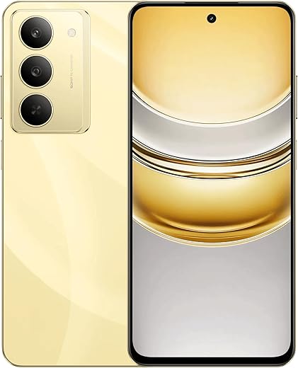 REALME 14x 5G (Golden Glow, 8GB RAM, 128GB Storage) | Upto 18GB RAM Exapnasion | Expandable Upto 2TB | 6.67″ IPS LCD Display | 50MP Rear | 8MP…