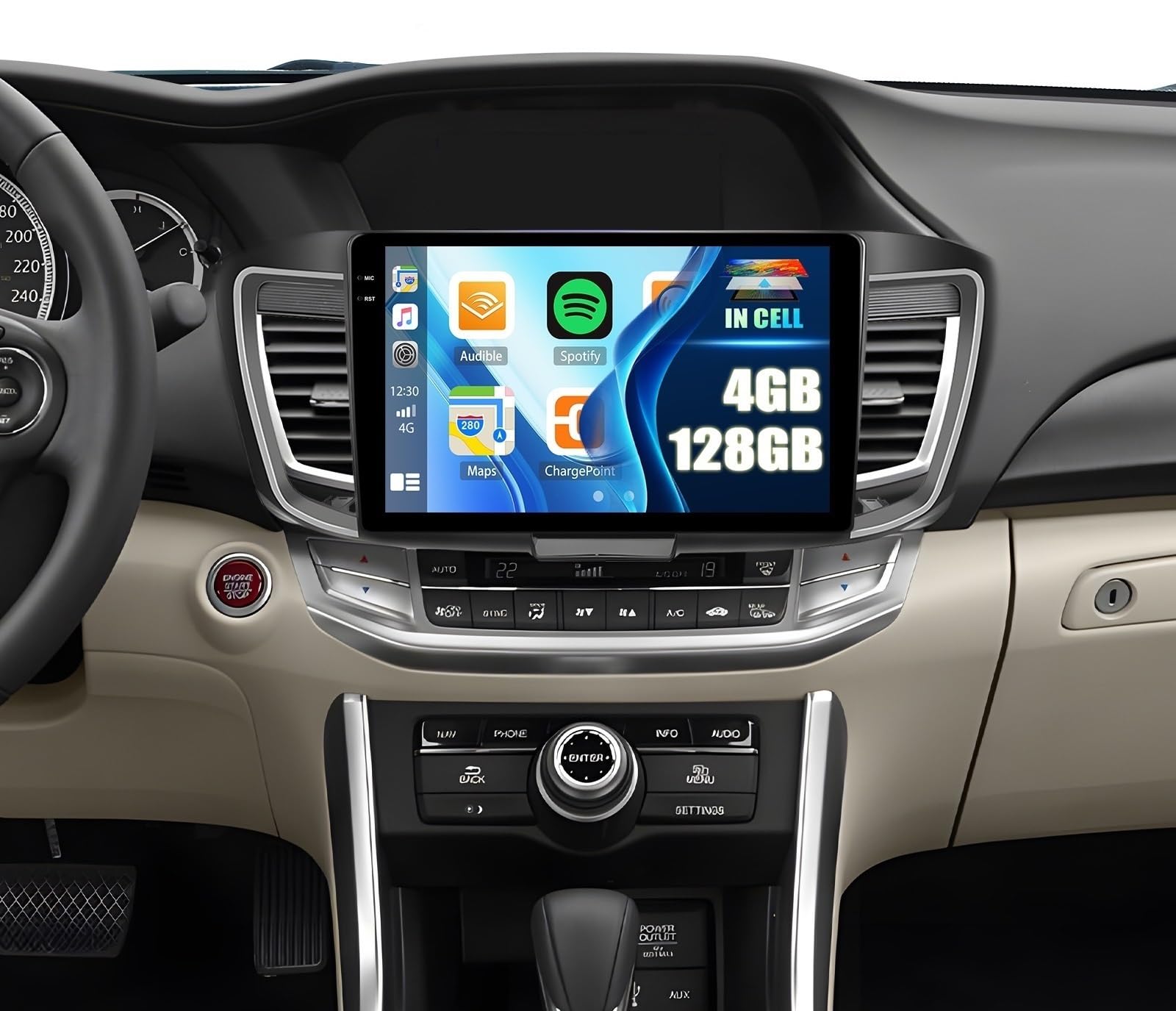 Amazon.com: CAMECHO 4G+128G for Honda Accord EX-L 2013 2014 2015