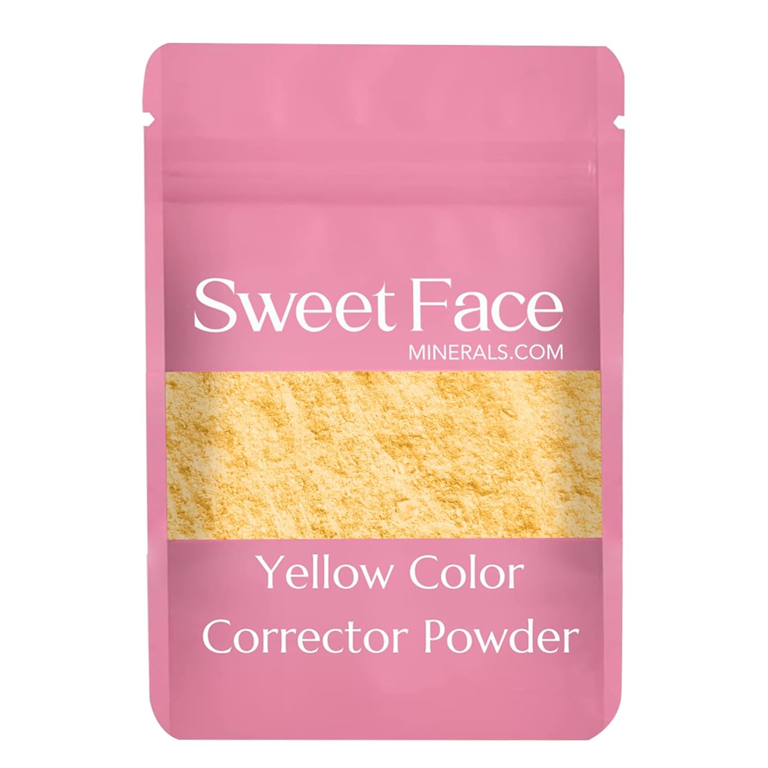 YELLOW CORRECTOR BULK POWDER 1 Pound Refill Pouch Mineral Makeup Matte Banana Corrective High Definition Pro Setting Brightening