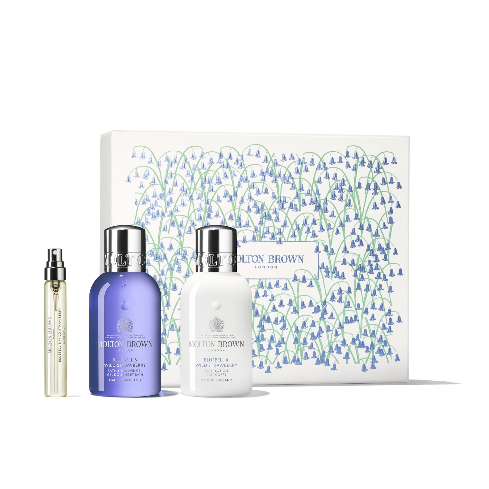 Molton Brown Bluebell & Wild Strawberry Reise-Geschenkset