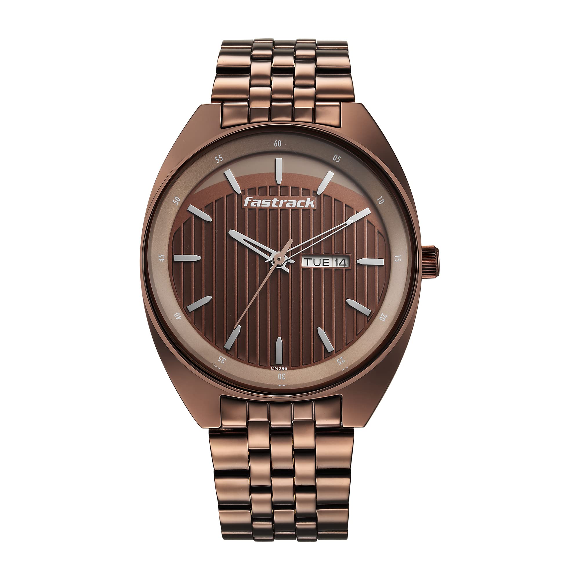 Fastrack Mens Analog Brown Dial Brown Band Metal Watch (B0BZSD7VKC) Amazon Price History, Amazon Price Tracker