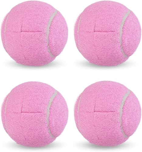 Miniatura 13 de LITIAN Paquete de 4 pelotas de tenis precortadas para caminantes, pelotas antideslizantes resistentes con almohadillas de fieltro para caminantes y