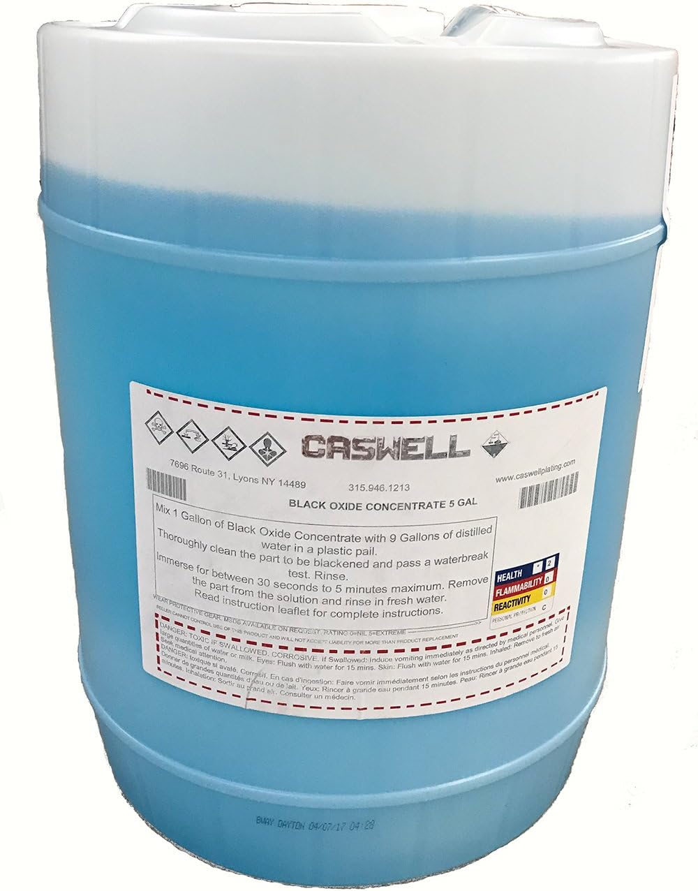 Black Oxide Concentrate - 5 Gallon