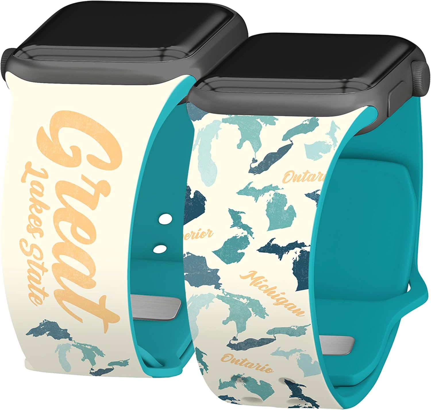 Affinity Bands Michigan HD Watch Band Compatible with Apple Watch