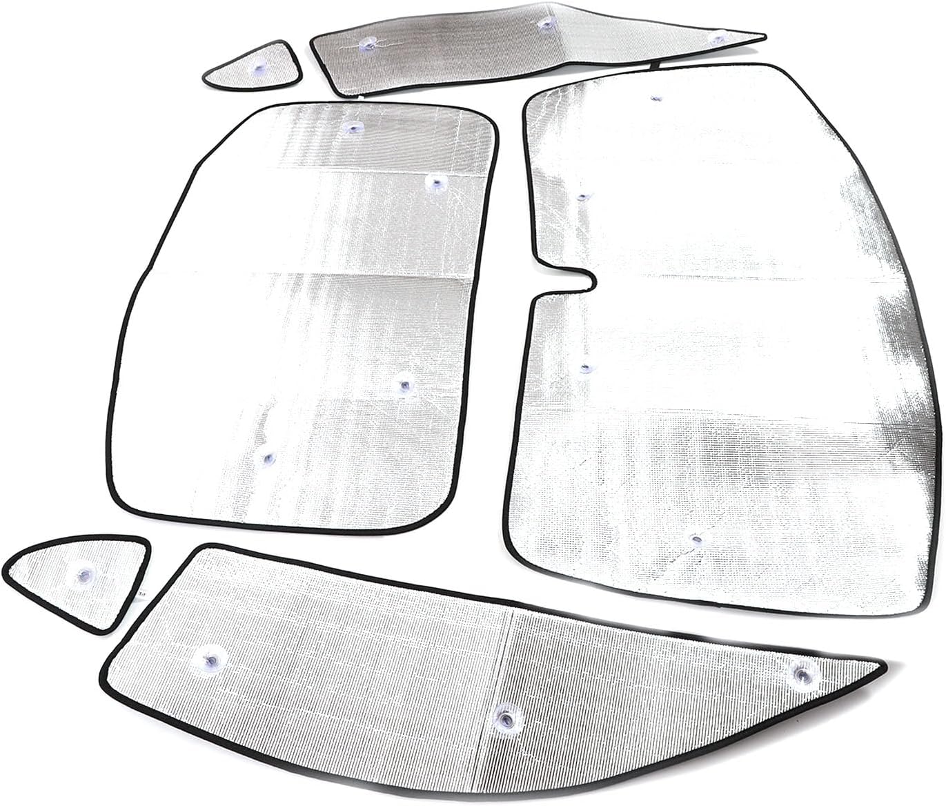 Full Window Glass UV Protection Sunshade 6PCS Compatible with Toyot@ GR86 2022&Subaru BRZ ZC6 ZD8 2012-2020 2021 2022 2023,PE Cotton Material Can Keep The Car Cool