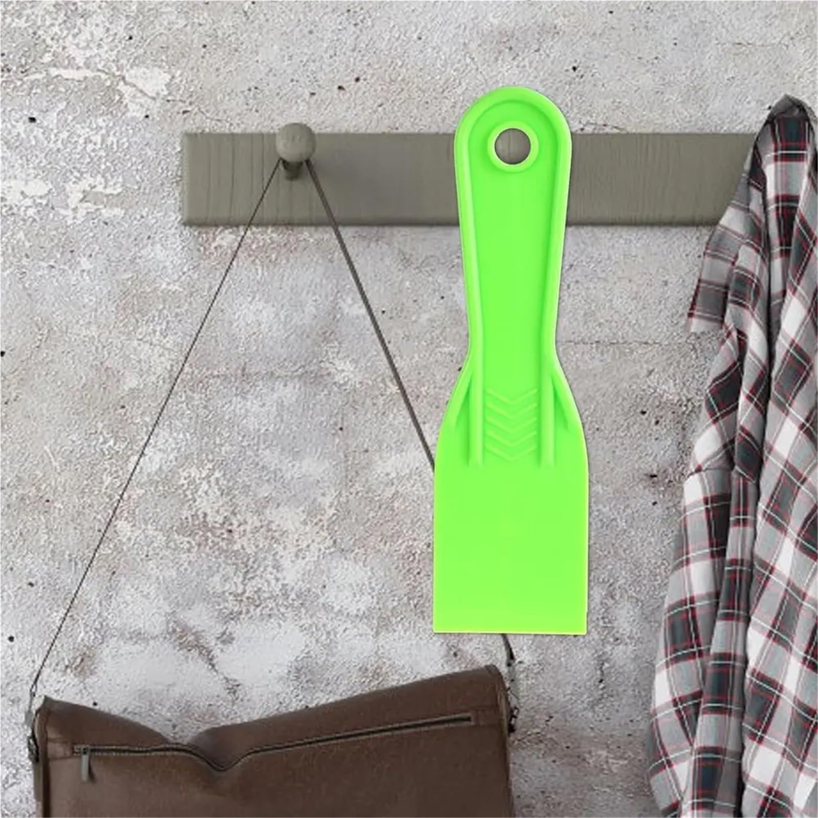 Rascadores de masilla de plástico, 6 piezas de raspadores de masilla flexibles, accesorio para reparación de parches, enlucido y pintura