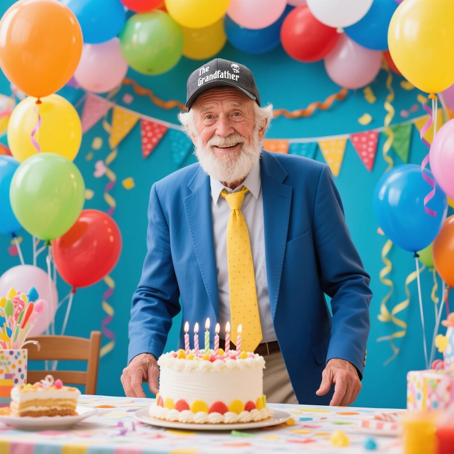 Gifts for Grandfather, Grandpa Hat, Grandfather Father Day Christmas Birthday Gift Ideas, Adjustable Baseball Cap Black - Image 7