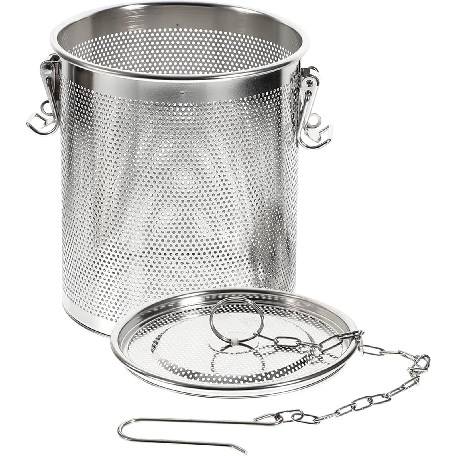 Filtro in Acciaio Inossidabile 1PCS Maglia Sacchetto di Condimento Zuppa Colino Secchio Grande Maglia di Cottura Infusore in Acciaio Salamoia Cestino Fine Condimento Cibo Colino