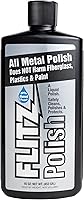 Vista 1 de Flitz Producto ecológico para pulir metal, plástico y fibra de vidrio. Botella de 16 onzas., Verde