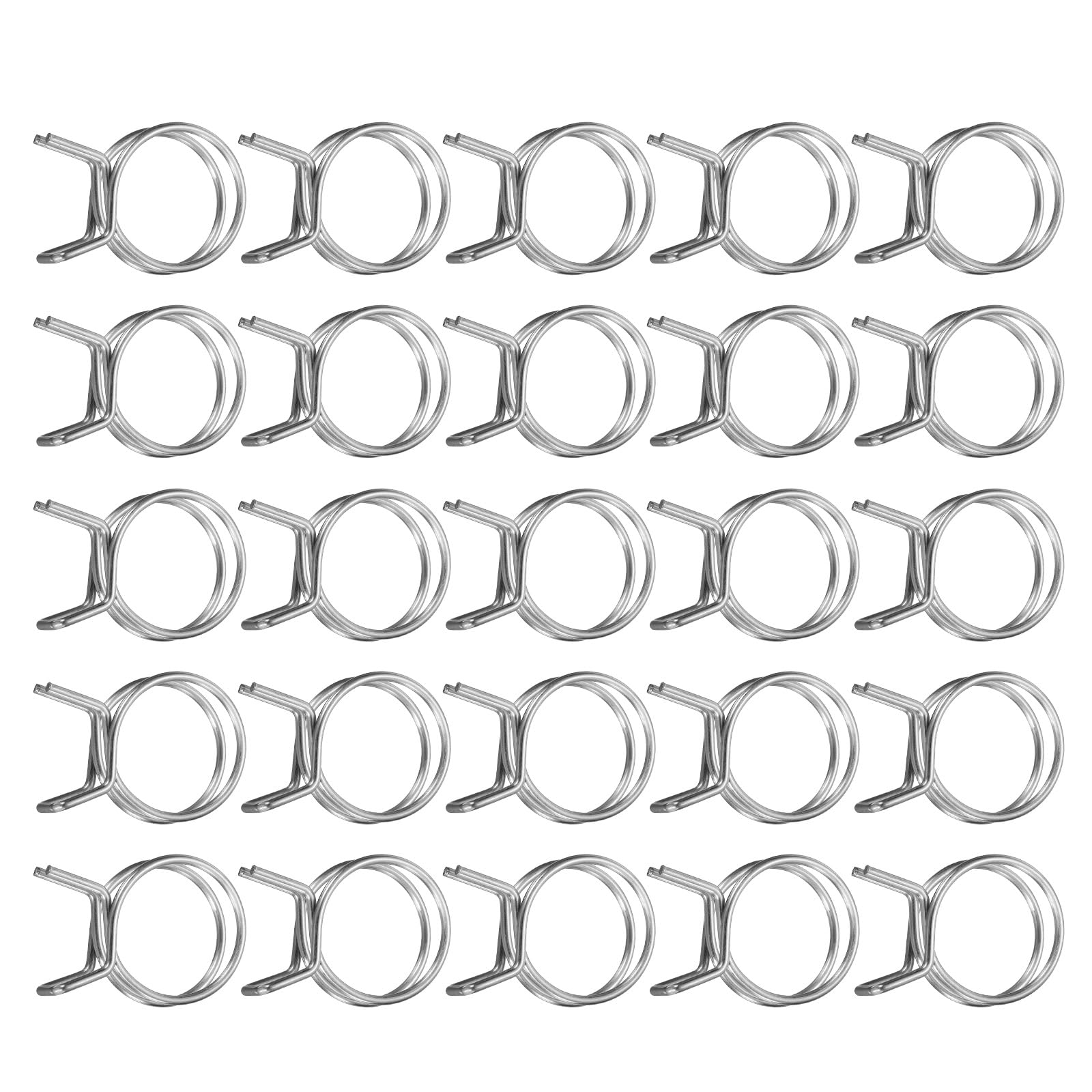 Abrazaderas de resorte de 26 mm uxcell para solucionar fugas en tubos de silicona y agua