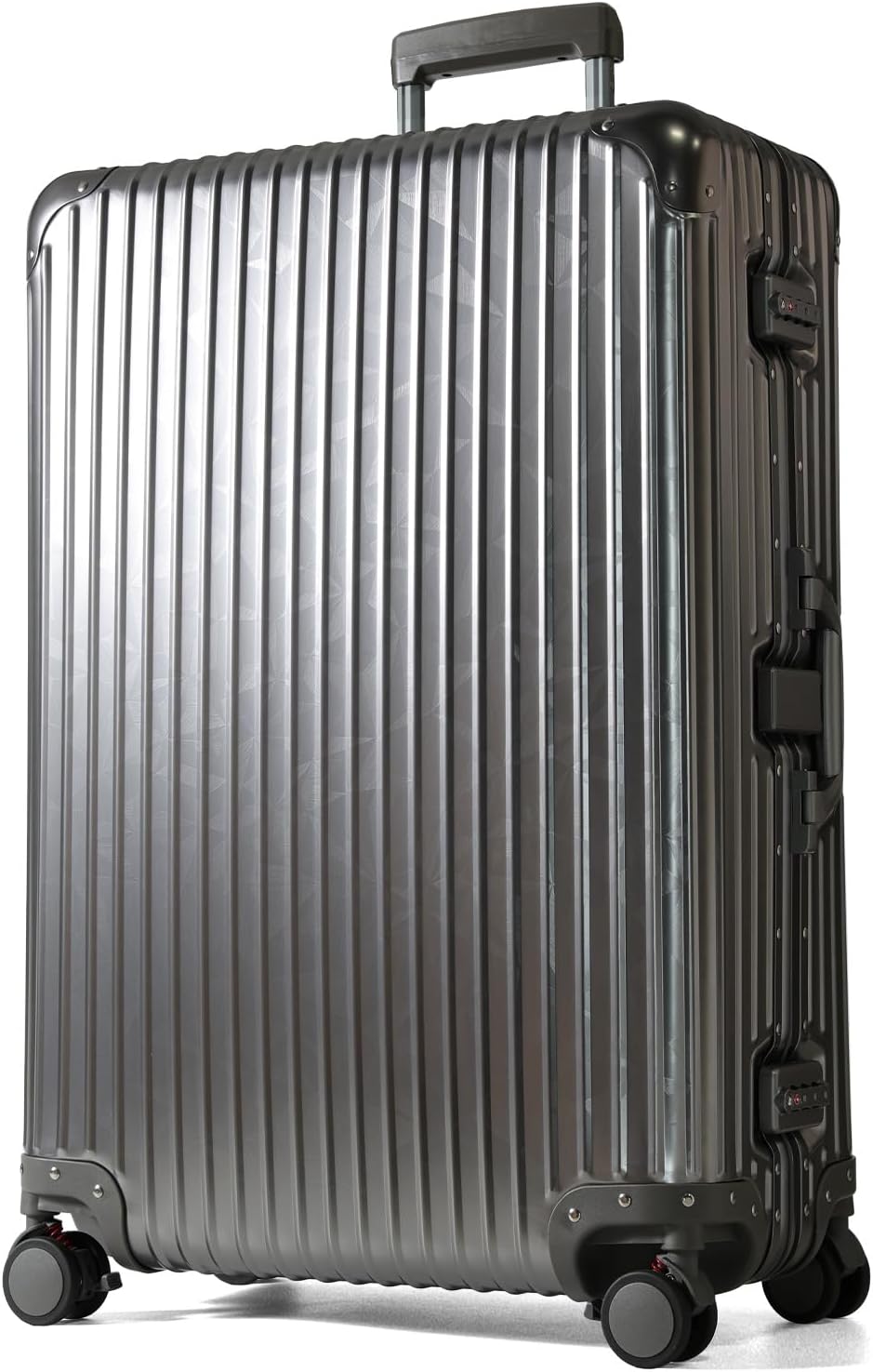 PROEVO アルミ合金スーツケース Mサイズ カーボンガンメタリック 新品