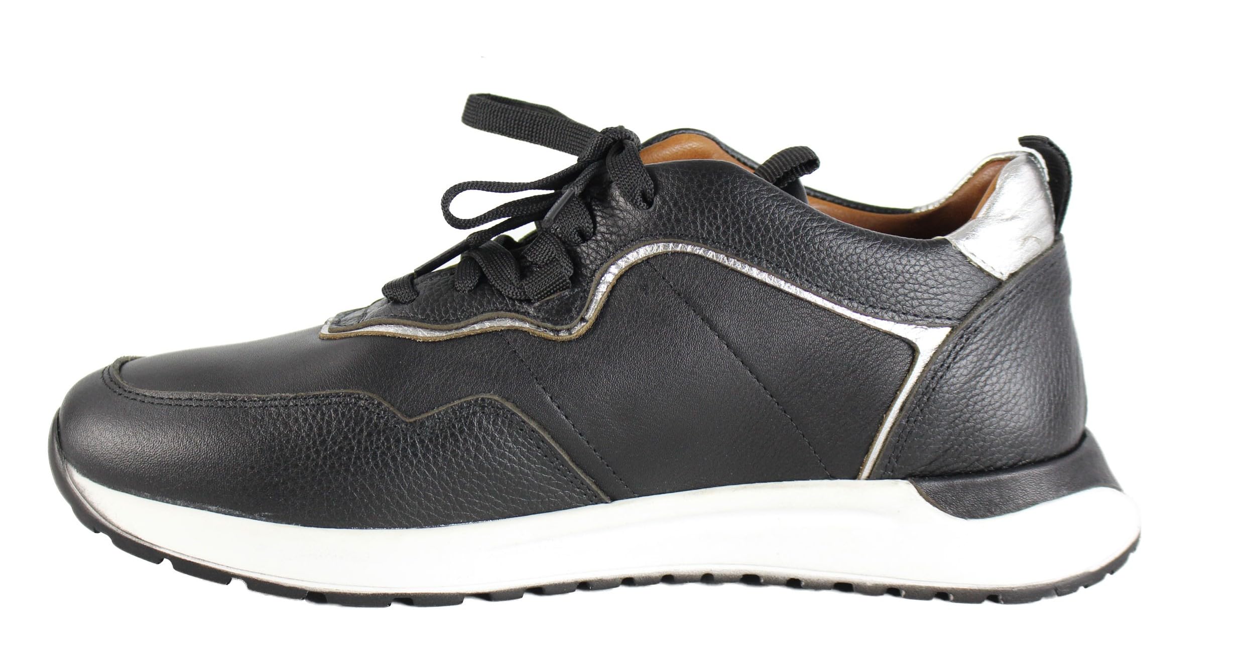 Zerimar Zapatillas Mujer Piel | Zapatos Planos Mujer Cuero | Zapatillas Deportivas Mujer Piel | Zapatos Casuales Mujer Cuero | Deportivas Mujer Piel