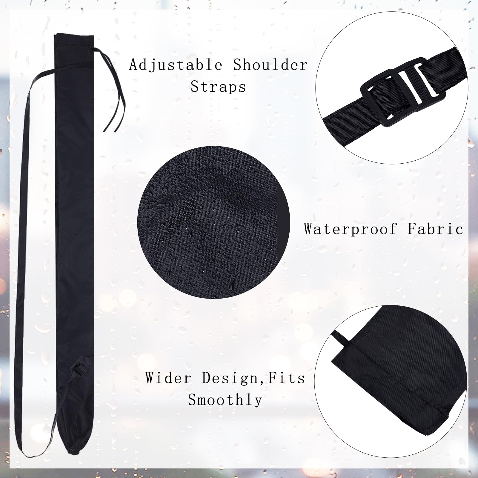 NICENEEDED Sac Parapluie Amélioré