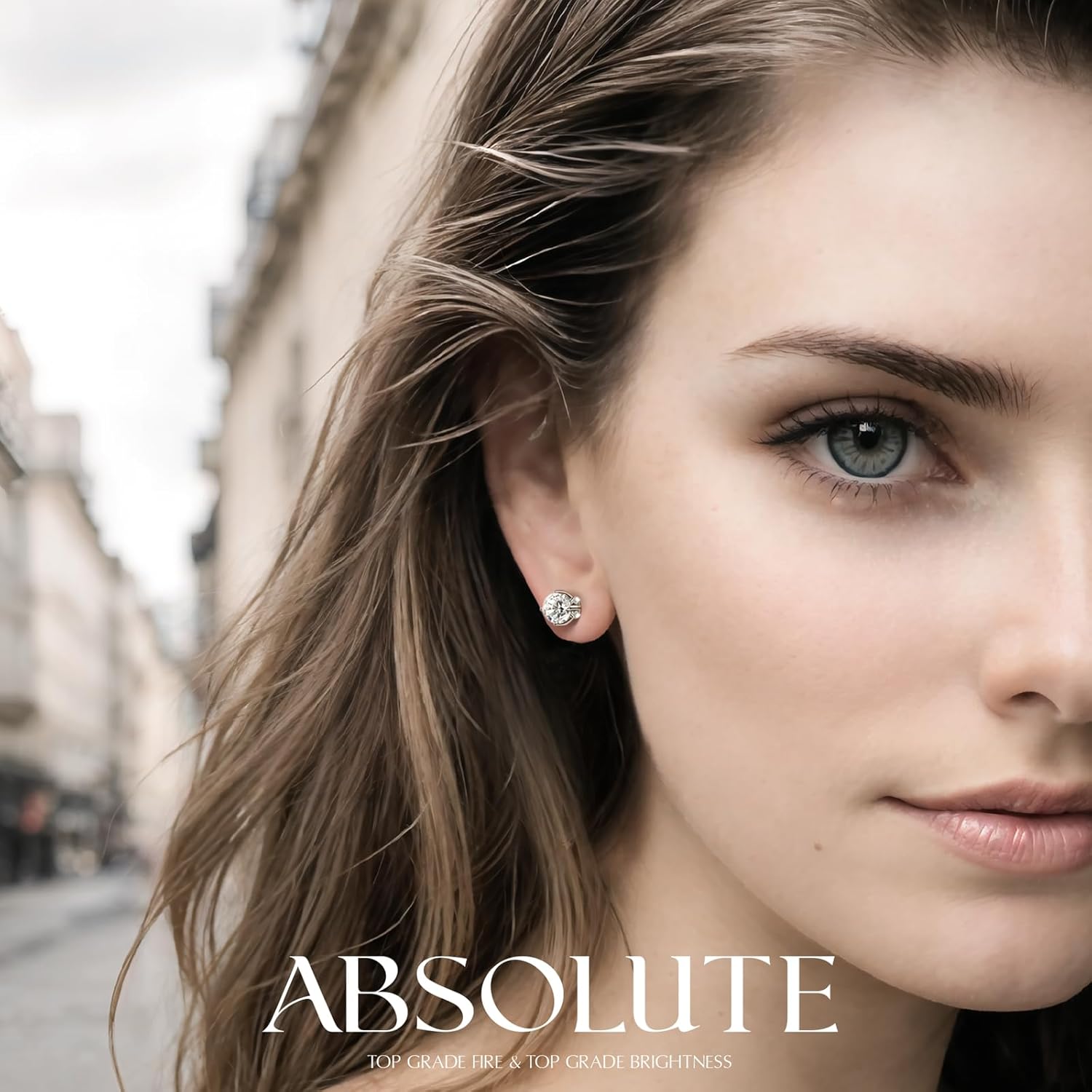 ABSOLUTE Moissanite Earrings for Womens 2 Carat Moissanite Stud Earrings for Men Hyposensitivity S925 Sterling Silver Earrings for Women D Color VVS1 Clarity - Image 4