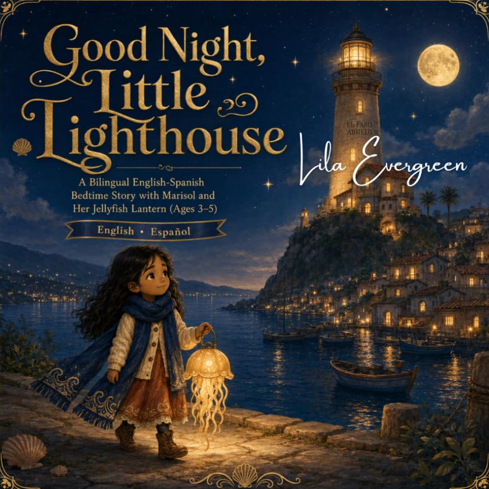 Good Night, Little Lighthouse: A Bilingual English-Spanish Bedtime Story with Marisol and Her Jellyfish Lantern (Ages 3-5): 1 (The Marisol Coastal Goodnight Collection)