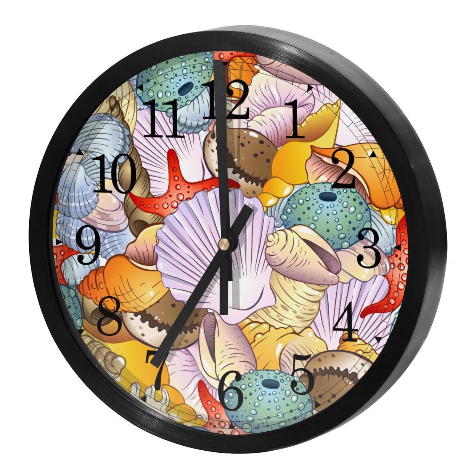 Horloge murale silencieuse sans tic-tac pour un sommeil paisible et concentration