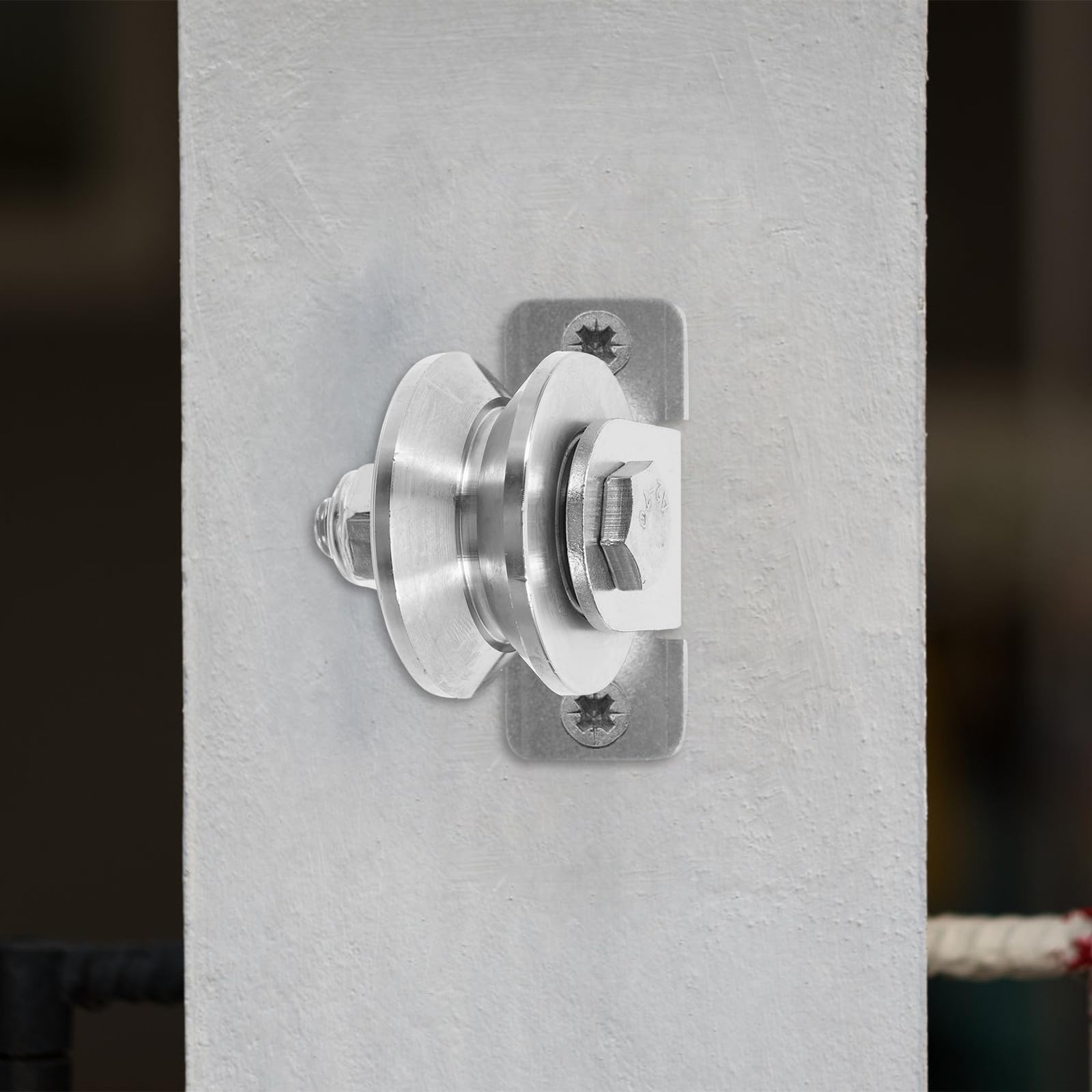 LIFKOME Pulegge Alta Resistenza 48mm in Acciaio Inossidabile con Cuscinetti Interni, 2 Pezzi e Prestazioni Versatili per Sistemi di Carrucole e Porte Scorrevoli