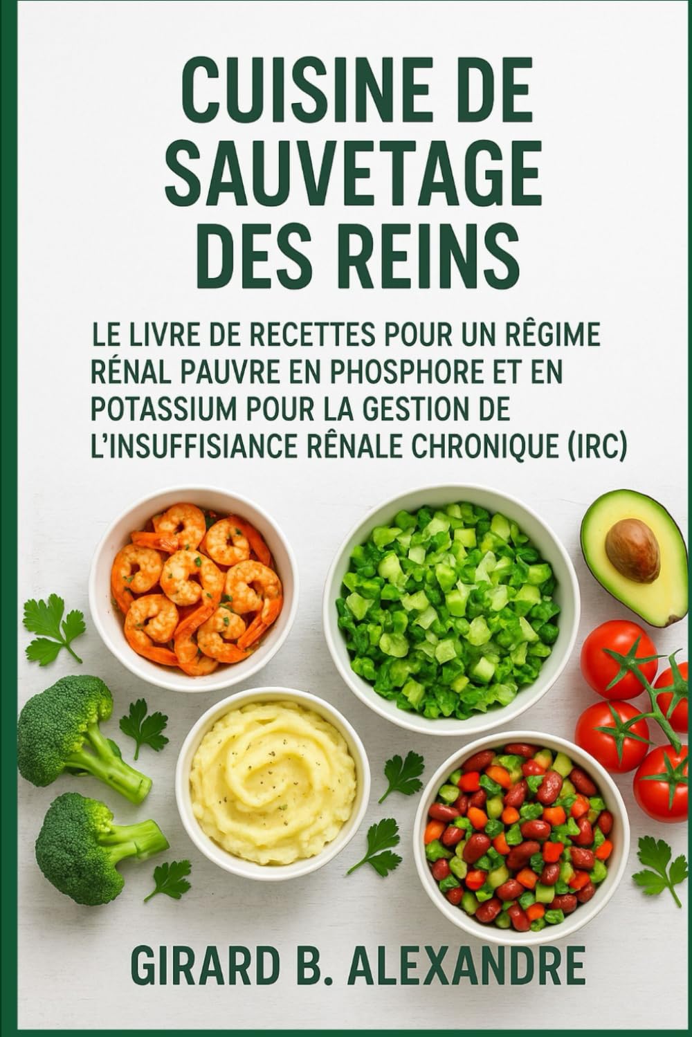 Cuisine de sauvetage des reins: Le livre de recettes pour un régime rénal pauvre en phosphore et en potassium pour la gestion de l'insuffisance rénale chronique (IRC)